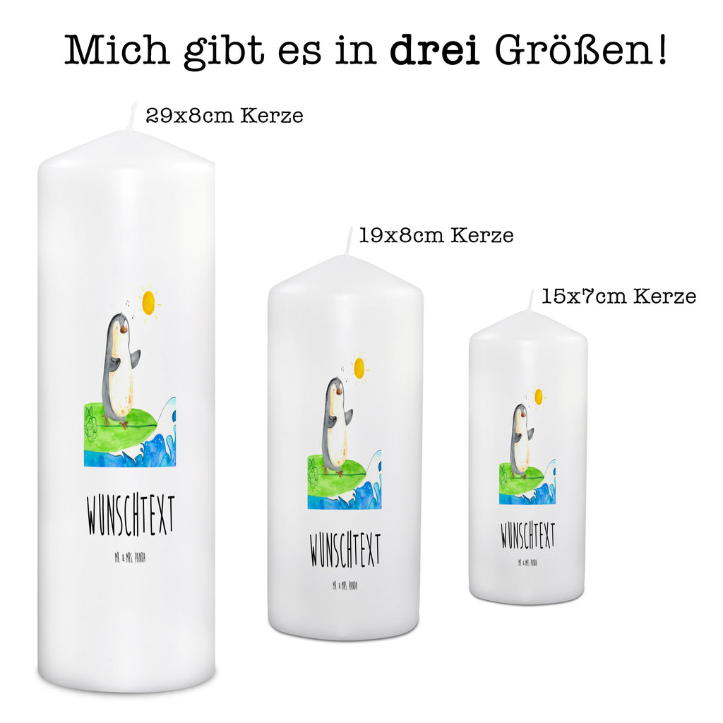 Personalisierte Kerze Pinguin Surfer Kerze, Taufkerze, Kommunionskerze, Geburtstagskerze, Geschenk Kerze, Taufgeschenk Kerze, Kerze mit Druck, Besondere Kerze, Geschenkidee Kerze, Kerze für Kommunion, kerze personalisiert, personalisierte kerze, personalisierte kerzen, Pinguin, Pinguine, surfen, Surfer, Hawaii, Urlaub, Wellen, Wellen reiten, Portugal