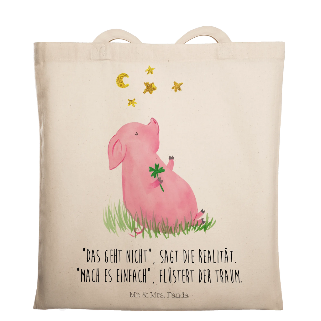 Tragetasche Schwein Glück Beuteltasche, Beutel, Einkaufstasche, Jutebeutel, Stoffbeutel, Tasche, Shopper, Umhängetasche, Strandtasche, Schultertasche, Stofftasche, Tragetasche, Badetasche, Jutetasche, Einkaufstüte, Laptoptasche, Tiermotive, Gute Laune, lustige Sprüche, Tiere, Glücksschwein. Glück, Schwein, Schweinchen, Sterne, Sernchen, Ziele, Träume, Motivation, Glücksbringer