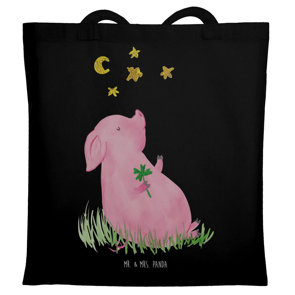 Tragetasche Schwein Glück Beuteltasche, Beutel, Einkaufstasche, Jutebeutel, Stoffbeutel, Tasche, Shopper, Umhängetasche, Strandtasche, Schultertasche, Stofftasche, Tragetasche, Badetasche, Jutetasche, Einkaufstüte, Laptoptasche, Tiermotive, Gute Laune, lustige Sprüche, Tiere, Glücksschwein. Glück, Schwein, Schweinchen, Sterne, Sernchen, Ziele, Träume, Motivation, Glücksbringer