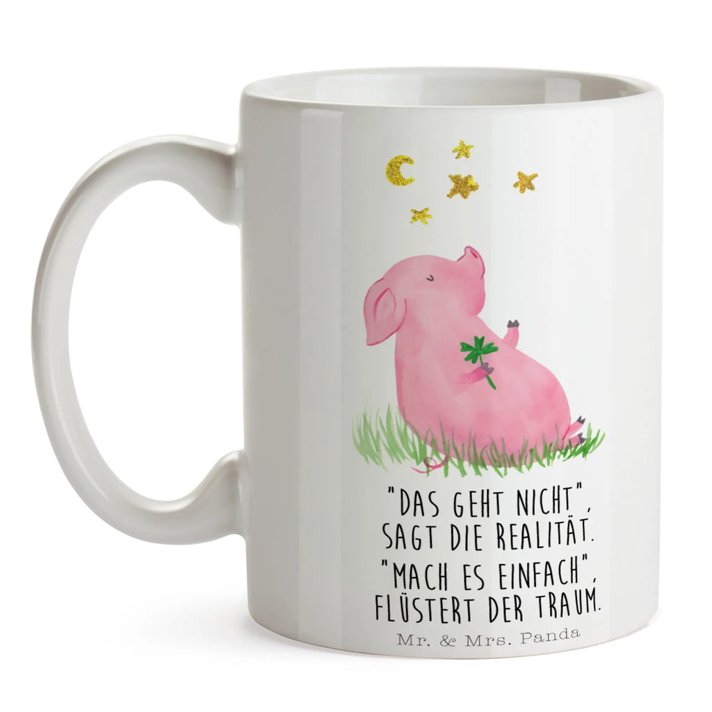 Tasse Schwein Glück Tasse, Kaffeetasse, Teetasse, Becher, Kaffeebecher, Teebecher, Keramiktasse, Porzellantasse, Büro Tasse, Geschenk Tasse, Tasse Sprüche, Tasse Motive, Kaffeetassen, Tasse bedrucken, Designer Tasse, Cappuccino Tassen, Schöne Teetassen, Tiermotive, Gute Laune, lustige Sprüche, Tiere, Glücksschwein. Glück, Schwein, Schweinchen, Sterne, Sernchen, Ziele, Träume, Motivation, Glücksbringer