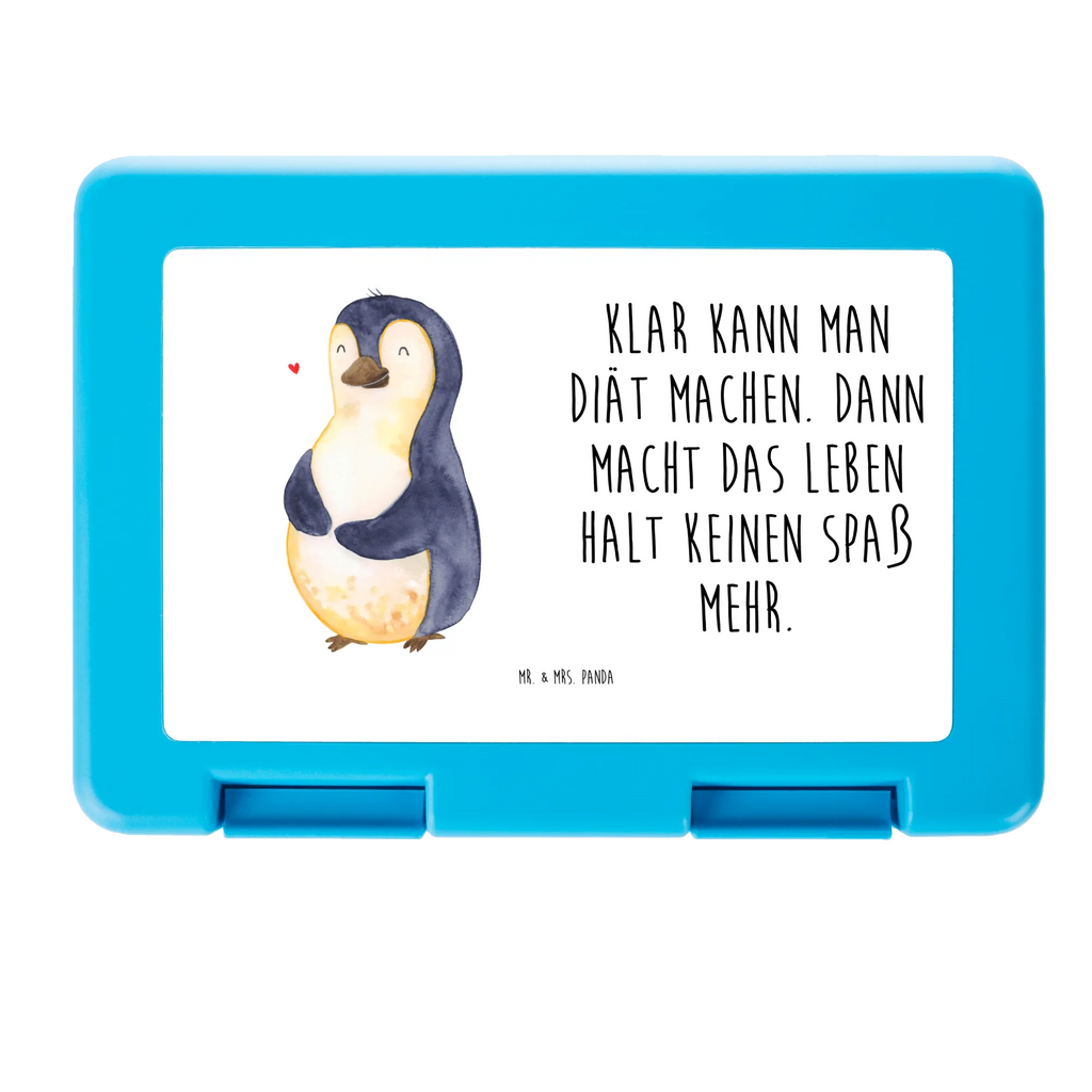 Brotdose Pinguin Diät Brotbox, Snackbox, Lunch box, Butterbrotdose, Brotzeitbox, Pinguin, Pinguine, Diät, Abnehmen, Abspecken, Gewicht, Motivation, Selbstliebe, Körperliebe, Selbstrespekt