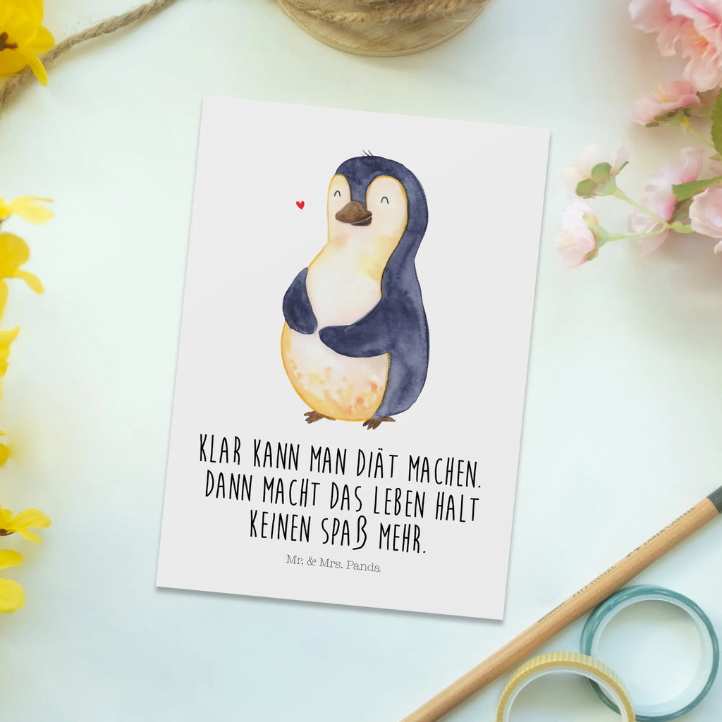 Postkarte Pinguin Diät Postkarte, Karte, Geschenkkarte, Grußkarte, Einladung, Ansichtskarte, Geburtstagskarte, Einladungskarte, Dankeskarte, Ansichtskarten, Einladung Geburtstag, Einladungskarten Geburtstag, Pinguin, Pinguine, Diät, Abnehmen, Abspecken, Gewicht, Motivation, Selbstliebe, Körperliebe, Selbstrespekt