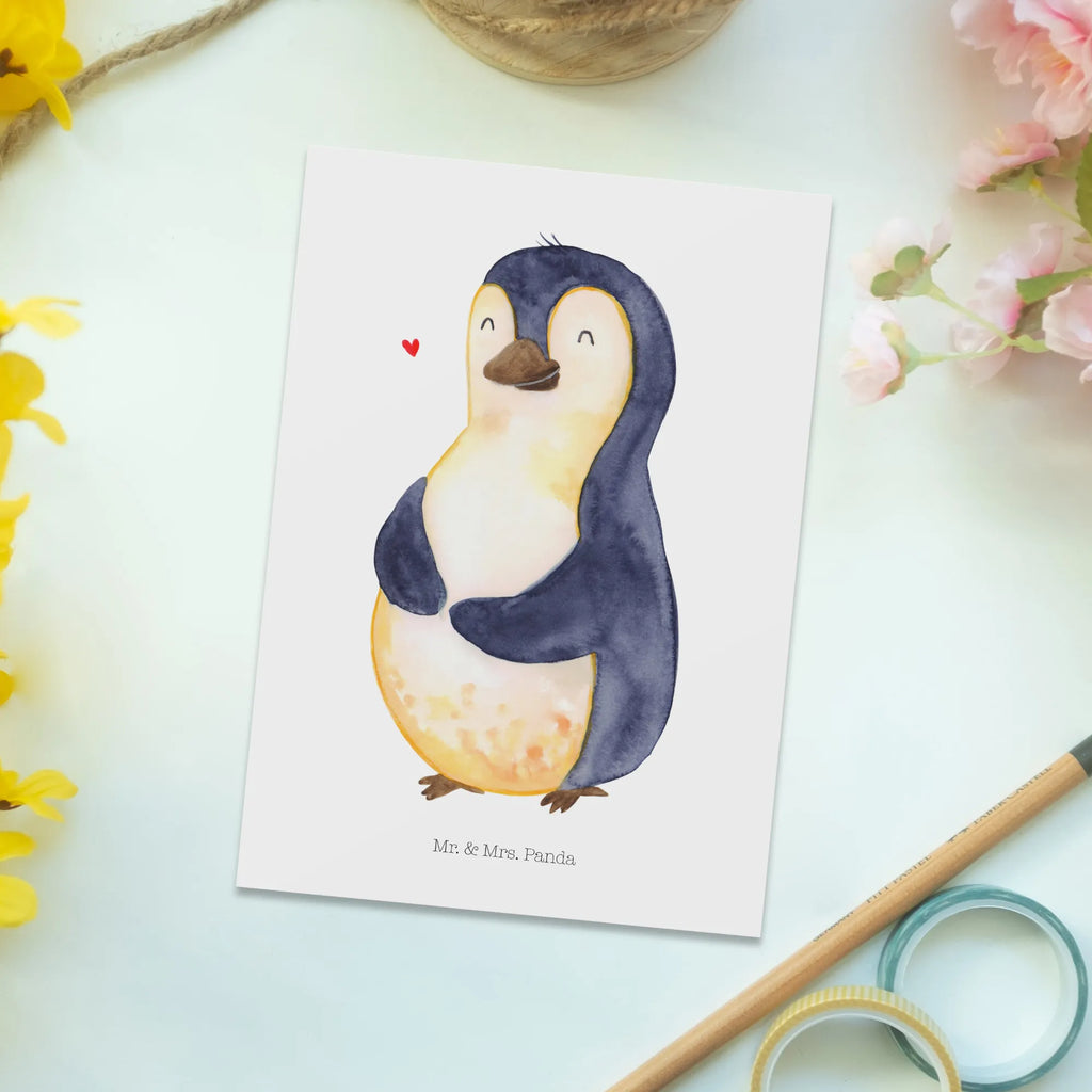 Postkarte Pinguin Diät Postkarte, Karte, Geschenkkarte, Grußkarte, Einladung, Ansichtskarte, Geburtstagskarte, Einladungskarte, Dankeskarte, Ansichtskarten, Einladung Geburtstag, Einladungskarten Geburtstag, Pinguin, Pinguine, Diät, Abnehmen, Abspecken, Gewicht, Motivation, Selbstliebe, Körperliebe, Selbstrespekt