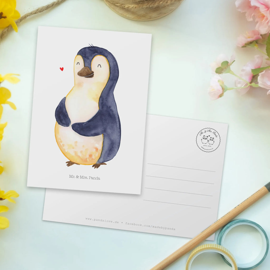 Postkarte Pinguin Diät Postkarte, Karte, Geschenkkarte, Grußkarte, Einladung, Ansichtskarte, Geburtstagskarte, Einladungskarte, Dankeskarte, Ansichtskarten, Einladung Geburtstag, Einladungskarten Geburtstag, Pinguin, Pinguine, Diät, Abnehmen, Abspecken, Gewicht, Motivation, Selbstliebe, Körperliebe, Selbstrespekt