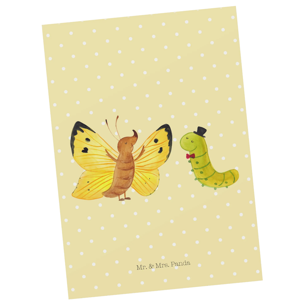 Postkarte Raupe Schmetterling Postkarte, Karte, Geschenkkarte, Grußkarte, Einladung, Ansichtskarte, Geburtstagskarte, Einladungskarte, Dankeskarte, Ansichtskarten, Einladung Geburtstag, Einladungskarten Geburtstag, Tiermotive, Gute Laune, lustige Sprüche, Tiere, Raupe, Schmetterling, Zitronenfalter, Entwicklung, Erwachsen werden, Kokon, Hut, Hütchen, Schönheit, Aufwachsen