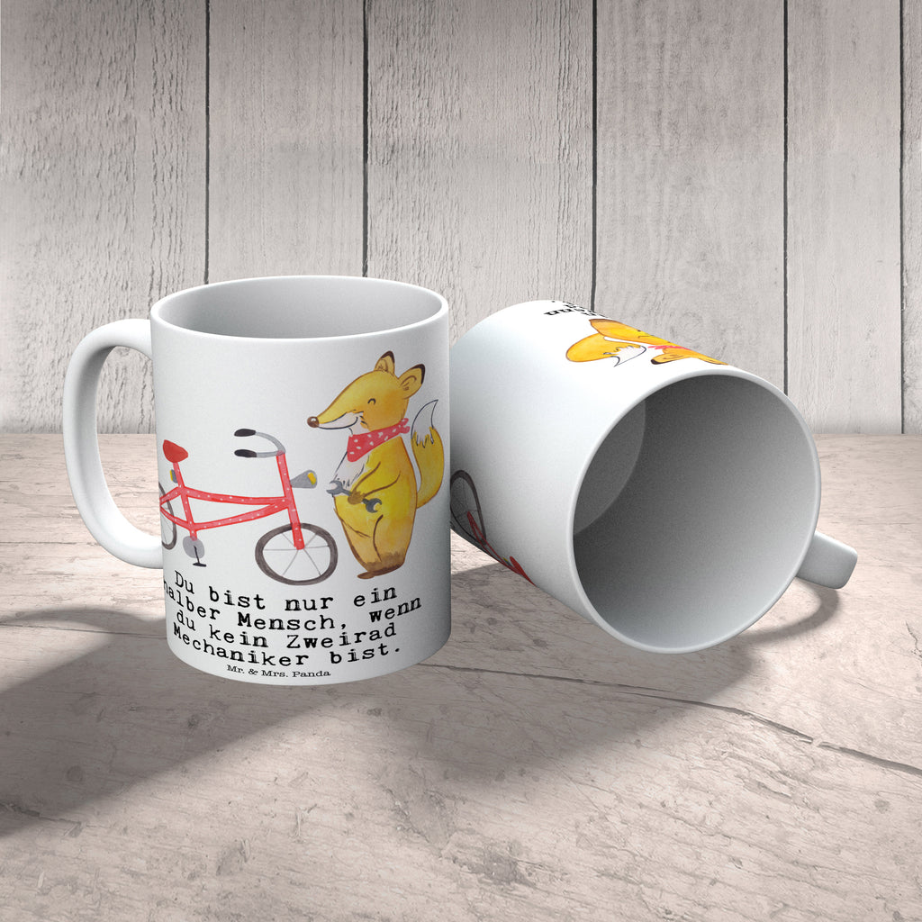 Tasse Zweirad Mechaniker mit Herz Tasse, Kaffeetasse, Teetasse, Becher, Kaffeebecher, Teebecher, Keramiktasse, Porzellantasse, Büro Tasse, Geschenk Tasse, Tasse Sprüche, Tasse Motive, Kaffeetassen, Tasse bedrucken, Designer Tasse, Cappuccino Tassen, Schöne Teetassen, Beruf, Ausbildung, Jubiläum, Abschied, Rente, Kollege, Kollegin, Geschenk, Schenken, Arbeitskollege, Mitarbeiter, Firma, Danke, Dankeschön