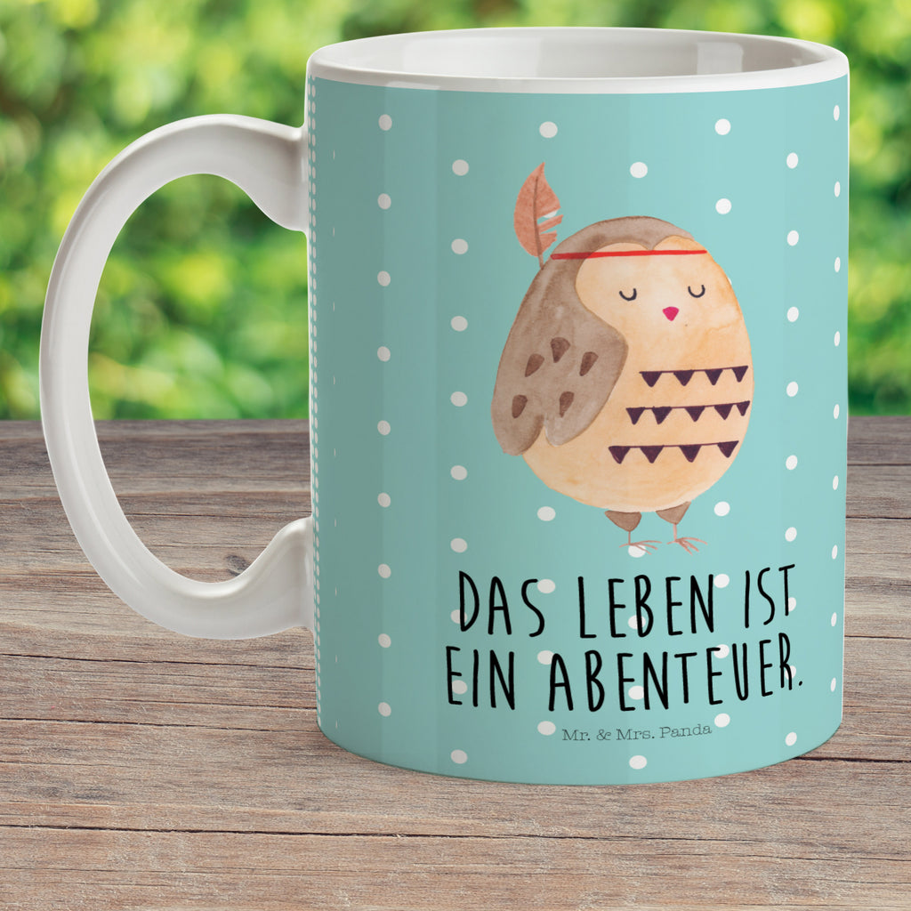 Kindertasse Eule Federschmuck Kindertasse, Kinder Tasse, Kunststoff Tasse, Kindergarten Tasse, Trinkbecher, Camping Becher, Kaffeetasse, Kunststoffbecher, Kindergartenbecher, Outdoorgeschirr, Kunststoffgeschirr, Reisebecher, Reisetasse, Kinderbecher, Bruchfeste Tasse, Bruchsichere Tasse, Plastik Tasse, Plastiktasse, Eule, Eule Deko, Owl, Das Leben ist ein Abenteuer, Reisespruch, Federschmuck, Dekoration