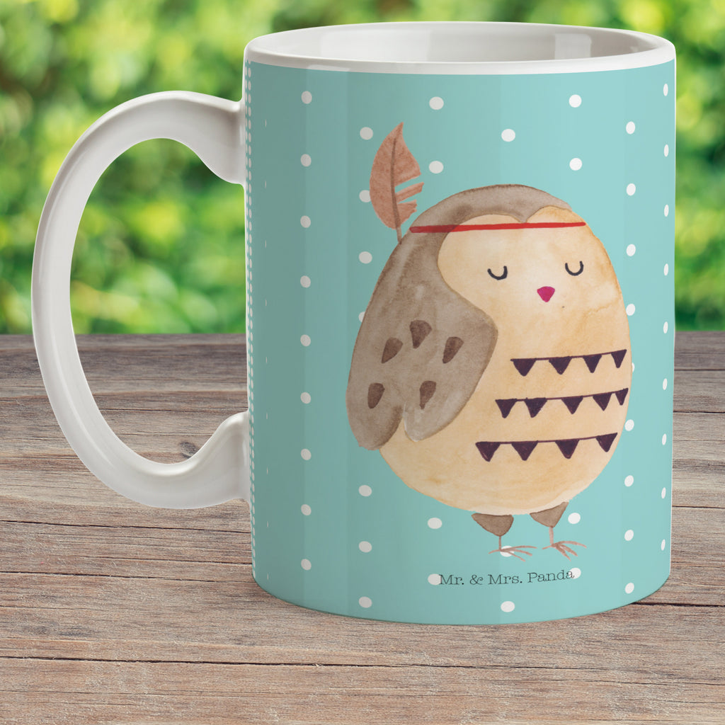 Kindertasse Eule Federschmuck Kindertasse, Kinder Tasse, Kunststoff Tasse, Kindergarten Tasse, Trinkbecher, Camping Becher, Kaffeetasse, Kunststoffbecher, Kindergartenbecher, Outdoorgeschirr, Kunststoffgeschirr, Reisebecher, Reisetasse, Kinderbecher, Bruchfeste Tasse, Bruchsichere Tasse, Plastik Tasse, Plastiktasse, Eule, Eule Deko, Owl, Das Leben ist ein Abenteuer, Reisespruch, Federschmuck, Dekoration