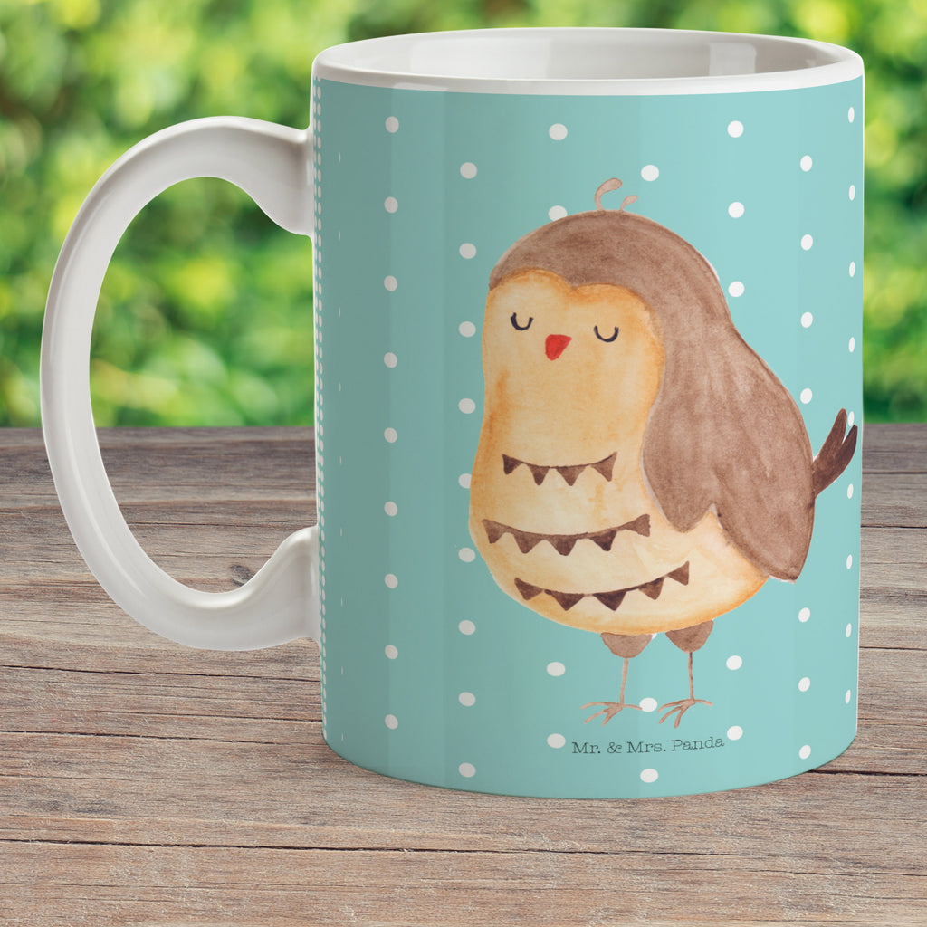 Kindertasse Eule Zufrieden Kindertasse, Kinder Tasse, Kunststoff Tasse, Kindergarten Tasse, Trinkbecher, Camping Becher, Kaffeetasse, Kunststoffbecher, Kindergartenbecher, Outdoorgeschirr, Kunststoffgeschirr, Reisebecher, Reisetasse, Kinderbecher, Bruchfeste Tasse, Bruchsichere Tasse, Plastik Tasse, Plastiktasse, Eule, Eule Spruch, Eule deko, Owl, Liebe Spruch, Romantisch, Wortspiel lustig, Spruch schön, Geschenk Hochzeitstag