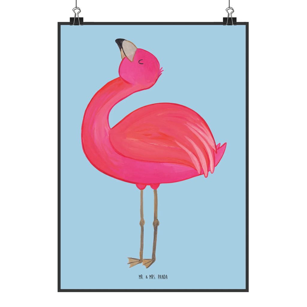 Poster Flamingo Stolz Poster, Wandposter, Bild, Wanddeko, Küchenposter, Kinderposter, Wanddeko Bild, Raumdekoration, Wanddekoration, Handgemaltes Poster, Mr. & Mrs. Panda Poster, Designposter, Kunstdruck, Posterdruck, Flamingo, stolz, Freude, Selbstliebe, Selbstakzeptanz, Freundin, beste Freundin, Tochter, Mama, Schwester