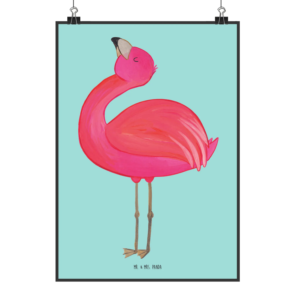 Poster Flamingo Stolz Poster, Wandposter, Bild, Wanddeko, Küchenposter, Kinderposter, Wanddeko Bild, Raumdekoration, Wanddekoration, Handgemaltes Poster, Mr. & Mrs. Panda Poster, Designposter, Kunstdruck, Posterdruck, Flamingo, stolz, Freude, Selbstliebe, Selbstakzeptanz, Freundin, beste Freundin, Tochter, Mama, Schwester