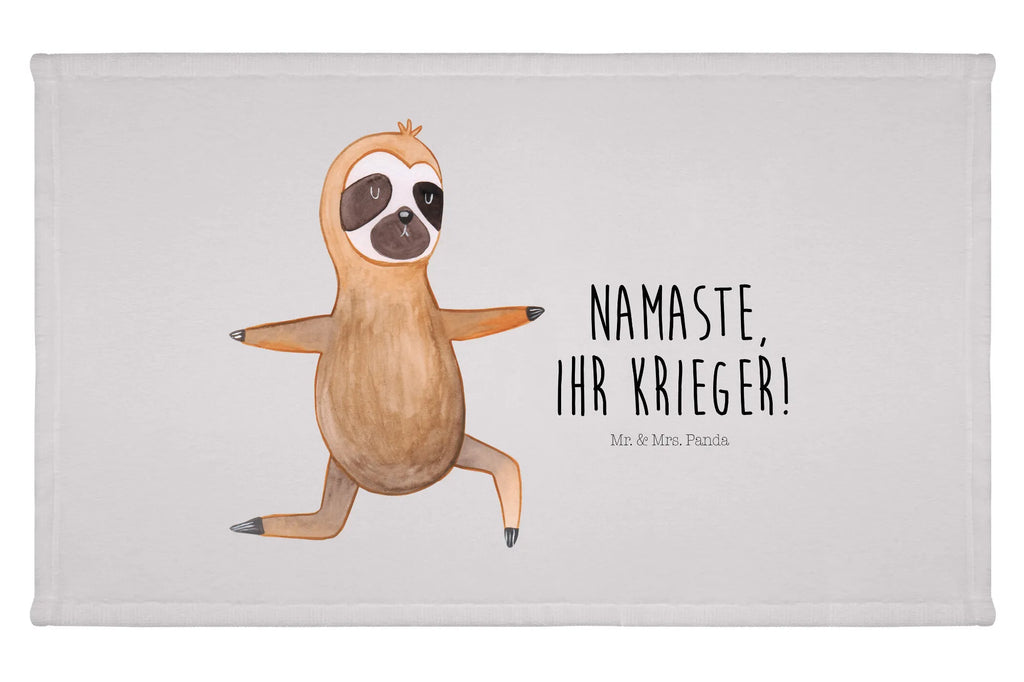 Handtuch Faultier Yoga Handtuch, Badehandtuch, Badezimmer, Handtücher, groß, Kinder, Baby, Faultier, Faultier Geschenk, Faultier Deko, Faultiere, faul, Lieblingstier, Yoga, Namaste, Krieger, Yogaübungen, Meditation, Atmung, Gelassenheit, Entspannung