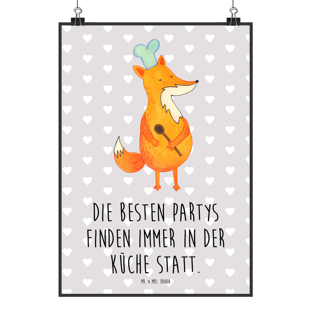 Poster Fuchs Koch Poster, Wandposter, Bild, Wanddeko, Küchenposter, Kinderposter, Wanddeko Bild, Raumdekoration, Wanddekoration, Handgemaltes Poster, Mr. & Mrs. Panda Poster, Designposter, Kunstdruck, Posterdruck, Fuchs, Füchse, Koch Geschenk, Küche Spruch, Küche Deko, Köche, Bäcker, Party Spruch, Spruch lustig, witzig