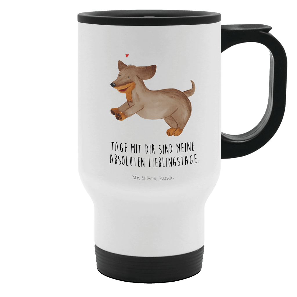 Thermobecher Hund Dackel fröhlich Thermobecher, To Go Becher, Thermotasse, Kaffeebecher, Isolierbecher, Thermobecher To Go, Warmhaltetasse, Edelstahlbecher, Reisebecher, Tasse mit Deckel, Thermobecher für 400 ml, Kaffeetasse zum Mitnehmen, Tasse zum Mitnehmen, Spülmaschinenfest, Hund, Hundemotiv, Haustier, Hunderasse, Tierliebhaber, Hundebesitzer, Sprüche, Hunde, Dackel, Dachshund, happy dog