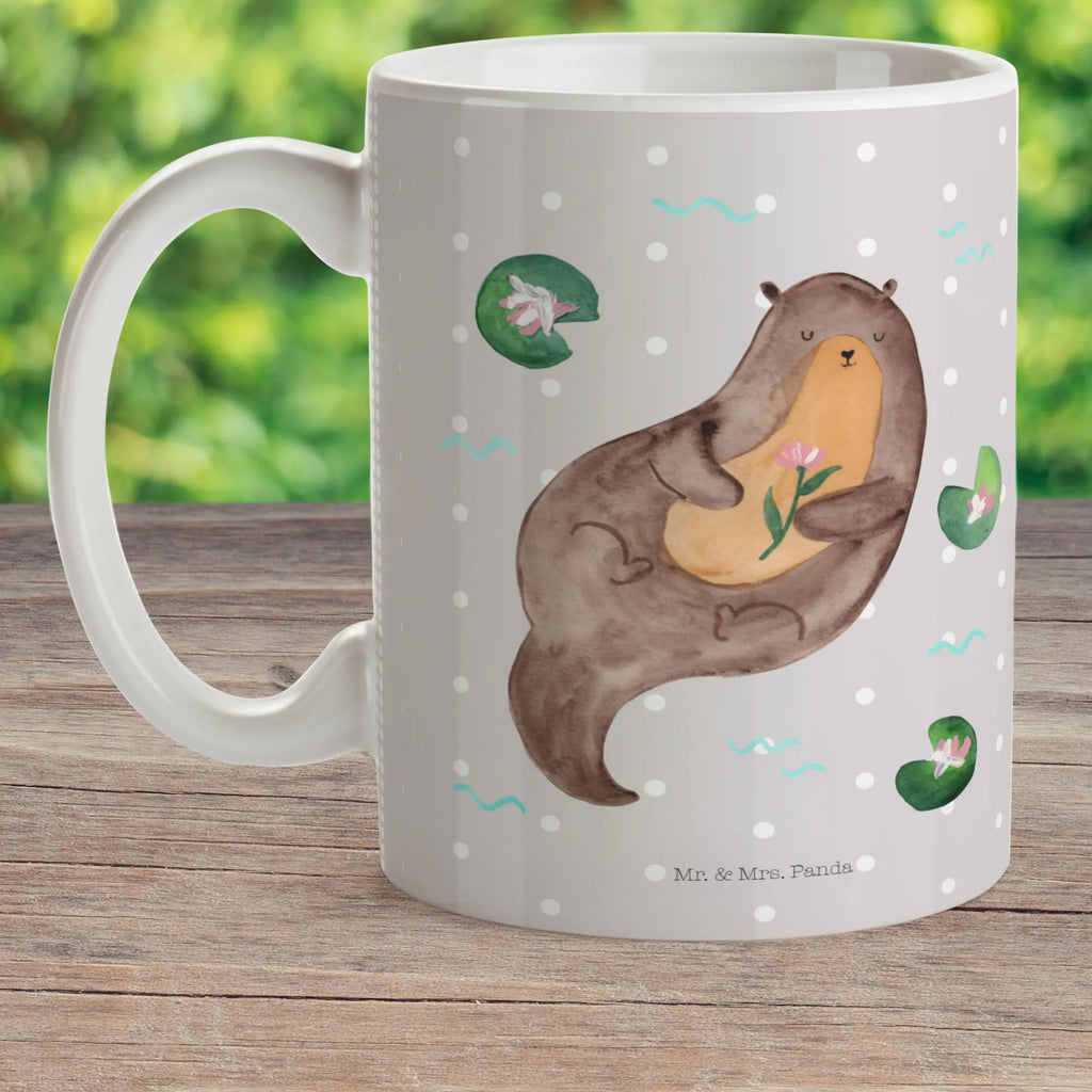 Kindertasse Otter Seerose Kindertasse, Kinder Tasse, Kunststoff Tasse, Kindergarten Tasse, Trinkbecher, Camping Becher, Kaffeetasse, Kunststoffbecher, Kindergartenbecher, Outdoorgeschirr, Kunststoffgeschirr, Reisebecher, Reisetasse, Kinderbecher, Bruchfeste Tasse, Bruchsichere Tasse, Plastik Tasse, Plastiktasse, Otter, Fischotter, Seeotter, Otter Seeotter See Otter