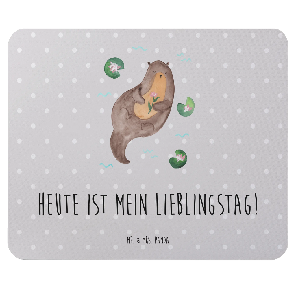 Mauspad Otter Seerose Mousepad, Computer zubehör, Büroausstattung, PC Zubehör, Arbeitszimmer, Mauspad, Einzigartiges Mauspad, Designer Mauspad, Mausunterlage, Mauspad Büro, Otter, Fischotter, Seeotter, Otter Seeotter See Otter