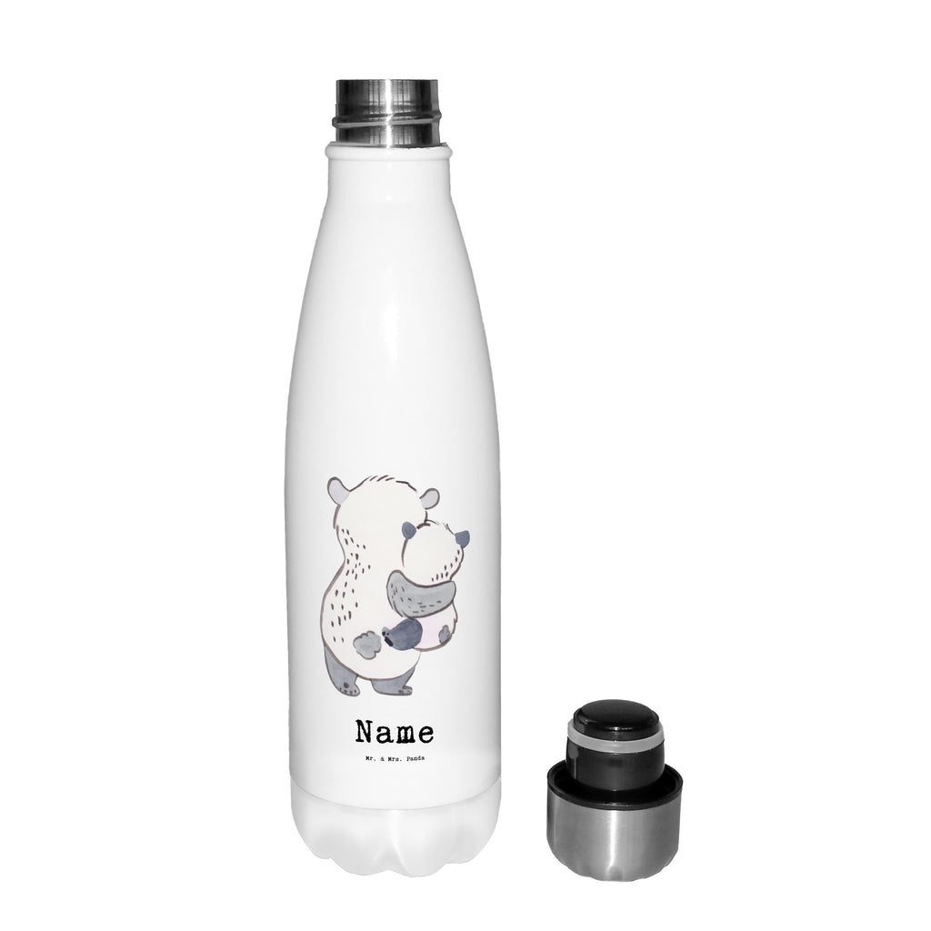 Personalisierte Thermosflasche Panda Beste Pflegeeltern der Welt Personalisierte Isolierflasche, Personalisierte Thermoflasche, Personalisierte Trinkflasche, Trinkflasche Mit Namen, Wunschname, Bedrucken, Namensflasche, für, Dankeschön, Geschenk, Schenken, Geburtstag, Geburtstagsgeschenk, Geschenkidee, Danke, Bedanken, Mitbringsel, Freude machen, Geschenktipp, Pflegeeltern, Pflegekind, Adoption, Eltern, Mama, Papa, Mami, Papi, Familie, Elternpaar, Mama und Papa