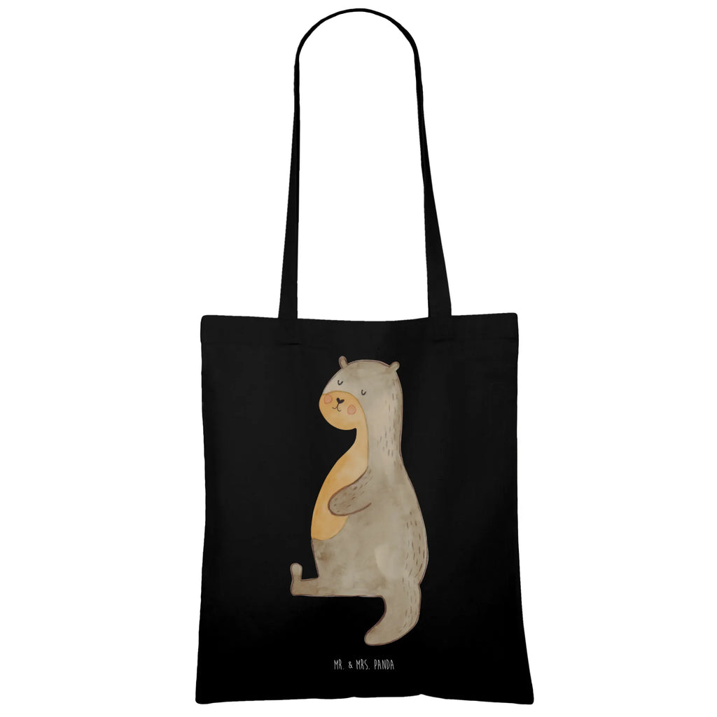 Tragetasche Otter Bauch Beuteltasche, Beutel, Einkaufstasche, Jutebeutel, Stoffbeutel, Tasche, Shopper, Umhängetasche, Strandtasche, Schultertasche, Stofftasche, Tragetasche, Badetasche, Jutetasche, Einkaufstüte, Laptoptasche, Otter, Fischotter, Seeotter, Otter Seeotter See Otter