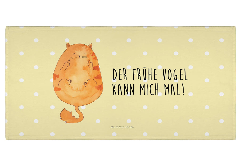 Handtuch Katze Frühaufsteher Handtuch, Badehandtuch, Badezimmer, Handtücher, groß, Kinder, Baby, Katze, Katzenmotiv, Katzenfan, Katzendeko, Katzenfreund, Katzenliebhaber, Katzenprodukte, Katzenartikel, Katzenaccessoires, Katzensouvenirs, Katzenliebhaberprodukte, Katzenmotive, Der frühe Vogel kann mich mal, Morgenmuffel, Frühaufsteher, Kaffee, Katzen, Kater, Mietze