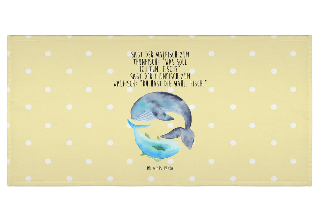 Handtuch Walfisch Thunfisch Handtuch, Badehandtuch, Badezimmer, Handtücher, groß, Kinder, Baby, Tiermotive, Gute Laune, lustige Sprüche, Tiere, Wal, Wahl, Tunfisch, Wortwitz lustig, Spruch lustig, Flachwitz, Witz, Spruch des Tages, Flachwitz Geschenk