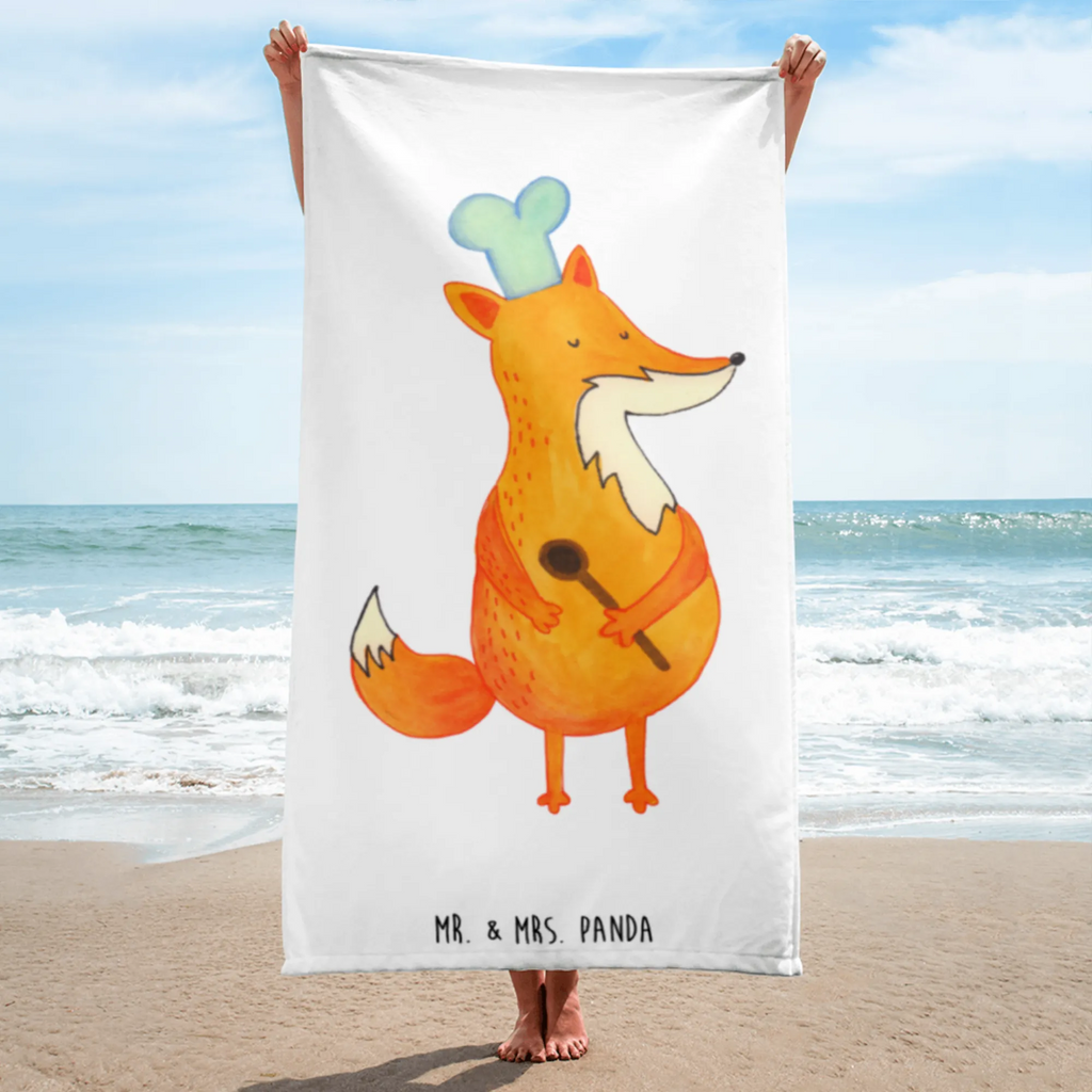 XL Badehandtuch Fuchs Koch Handtuch, Badetuch, Duschtuch, Strandtuch, Saunatuch, Fuchs, Füchse, Koch Geschenk, Küche Spruch, Küche Deko, Köche, Bäcker, Party Spruch, Spruch lustig, witzig