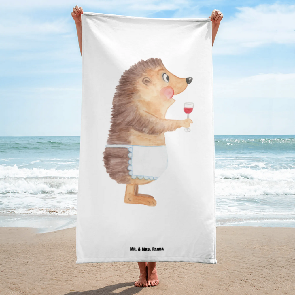 XL Badehandtuch Igel Wein Handtuch, Badetuch, Duschtuch, Strandtuch, Saunatuch, Tiermotive, Gute Laune, lustige Sprüche, Tiere, Wein Spruch, Igel, Geschenk Weintrinker, Geschenk Weinliebhaber, Wein Deko, Weinglas, Rotwein, Weißwein, Wein trinken