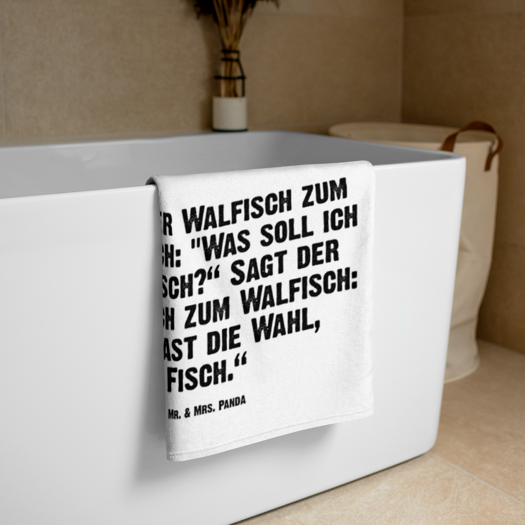 XL Badehandtuch Walfisch Thunfisch Handtuch, Badetuch, Duschtuch, Strandtuch, Saunatuch, Tiermotive, Gute Laune, lustige Sprüche, Tiere, Wal, Wahl, Tunfisch, Wortwitz lustig, Spruch lustig, Flachwitz, Witz, Spruch des Tages, Flachwitz Geschenk