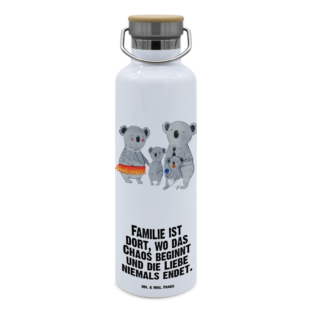 Trinkflasche Koala Familie Thermosflasche, Isolierflasche, Edelstahl, Trinkflasche, isoliert, Wamrhaltefunktion, Sportflasche, Flasche zum Sport, Sportlerflasche, Familie, Vatertag, Muttertag, Bruder, Schwester, Mama, Papa, Oma, Opa, Koala, Koalas, Family, Kinder, Geschwister, Familienleben