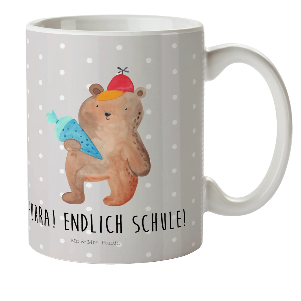 Kindertasse Bär mit Schultüte Kindertasse, Kinder Tasse, Kunststoff Tasse, Kindergarten Tasse, Trinkbecher, Camping Becher, Kaffeetasse, Kunststoffbecher, Kindergartenbecher, Outdoorgeschirr, Kunststoffgeschirr, Reisebecher, Reisetasse, Kinderbecher, Bruchfeste Tasse, Bruchsichere Tasse, Plastik Tasse, Plastiktasse, Bär, Teddy, Teddybär, Bär Motiv, Schultüte, Erster Schultag Geschenk, Einschulung Geschenk, Schule Geschenk, Grundschule, Schulanfang, Schulbeginn