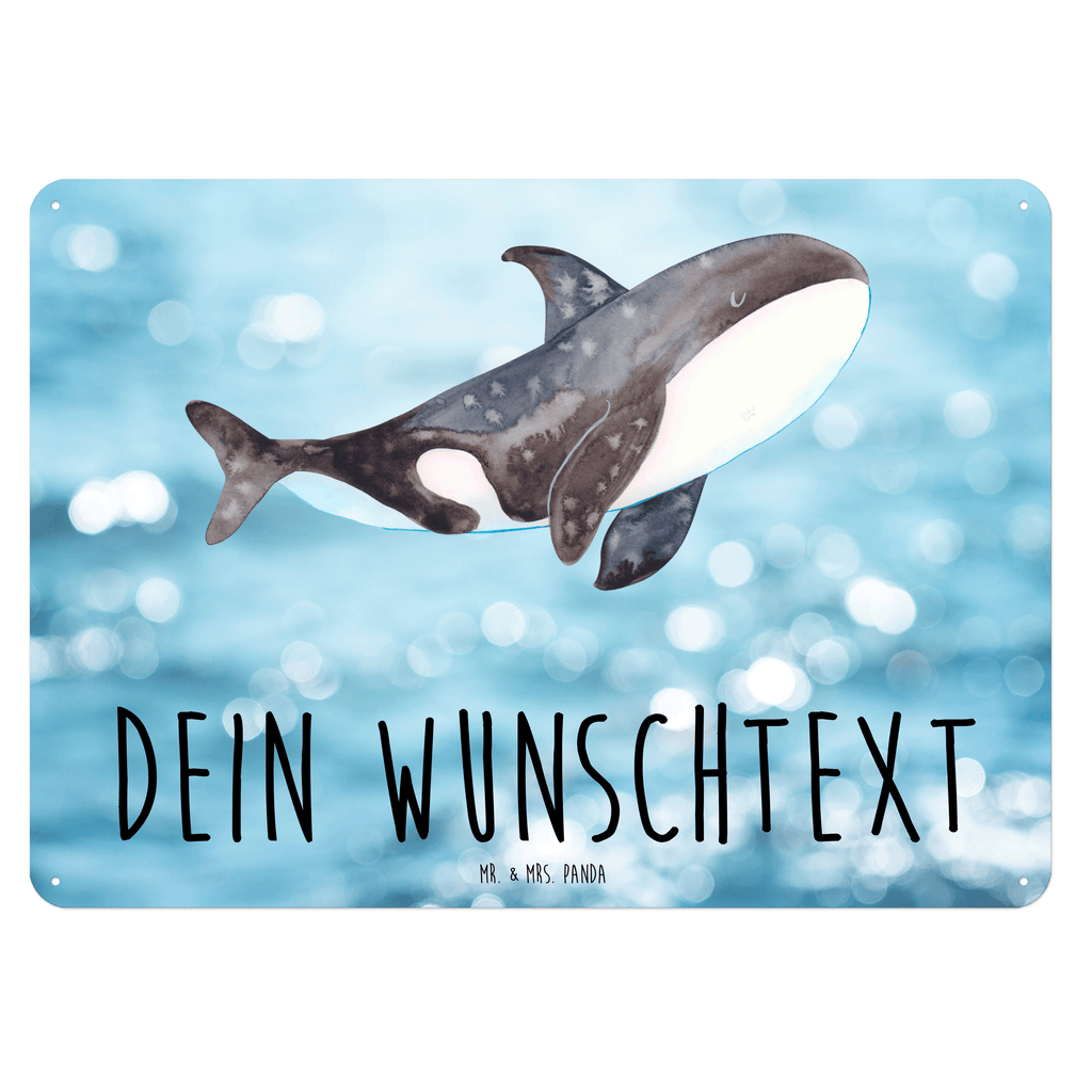 Personalisiertes Blechschild Orca Blechschild, Metallschild, Geschenk Schild, Schild, Magnet-Metall-Schild, Deko Schild, Wandschild, Wand-Dekoration, Türschild, Meerestiere, Meer, Urlaub, Orca, Orcas, Killerwal, Wal, Möglichkeiten, Büro, Arbeit, Motivation, Selbstliebe, Neustart, Startup