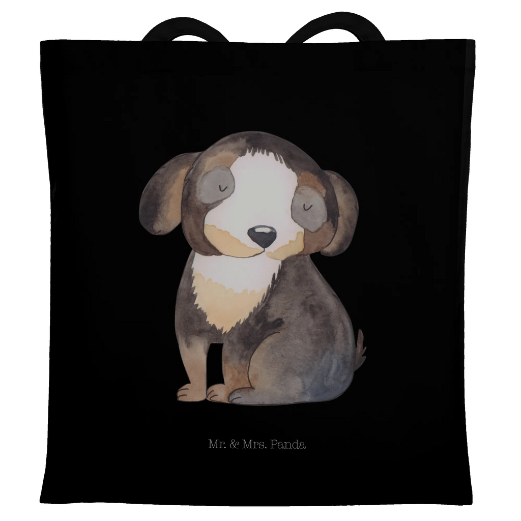 Tragetasche Hund Entspannen Beuteltasche, Beutel, Einkaufstasche, Jutebeutel, Stoffbeutel, Tasche, Shopper, Umhängetasche, Strandtasche, Schultertasche, Stofftasche, Tragetasche, Badetasche, Jutetasche, Einkaufstüte, Laptoptasche, Hund, Hundemotiv, Haustier, Hunderasse, Tierliebhaber, Hundebesitzer, Sprüche, schwarzer Hund, Hundeliebe, Liebe, Hundeglück