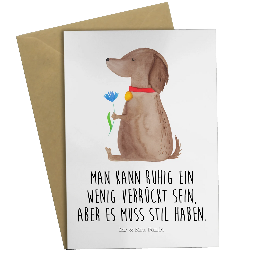 Grußkarte Hund Blume Grußkarte, Klappkarte, Einladungskarte, Glückwunschkarte, Hochzeitskarte, Geburtstagskarte, Karte, Ansichtskarten, Hund, Hundemotiv, Haustier, Hunderasse, Tierliebhaber, Hundebesitzer, Sprüche, Hunde, Frauchen, Hundeliebe