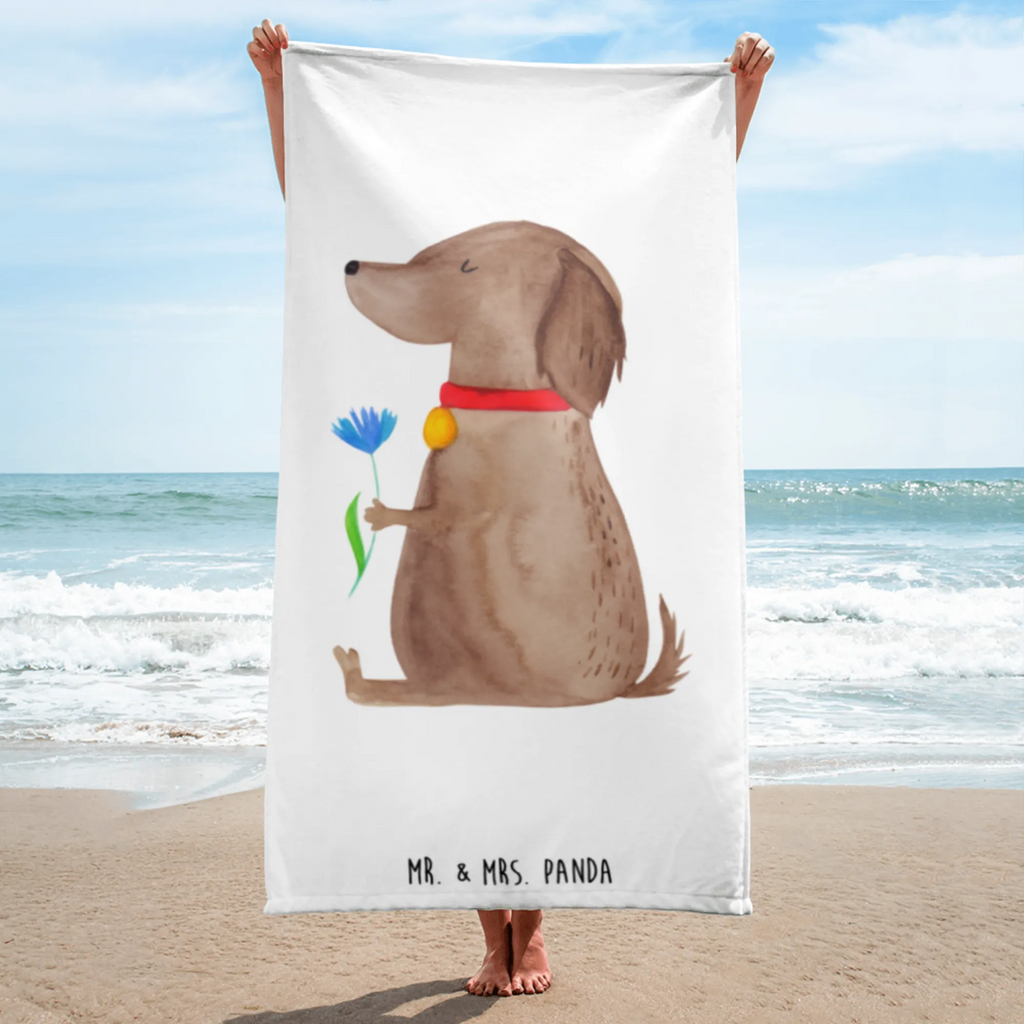 XL Badehandtuch Hund Blume Handtuch, Badetuch, Duschtuch, Strandtuch, Saunatuch, Hund, Hundemotiv, Haustier, Hunderasse, Tierliebhaber, Hundebesitzer, Sprüche, Hunde, Frauchen, Hundeliebe