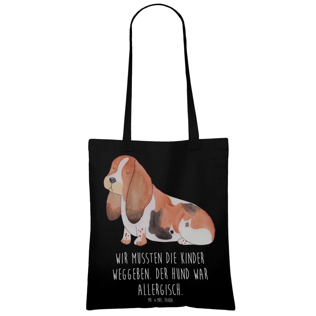 Tragetasche Hund Basset Hound Beuteltasche, Beutel, Einkaufstasche, Jutebeutel, Stoffbeutel, Tasche, Shopper, Umhängetasche, Strandtasche, Schultertasche, Stofftasche, Tragetasche, Badetasche, Jutetasche, Einkaufstüte, Laptoptasche, Hund, Hundemotiv, Haustier, Hunderasse, Tierliebhaber, Hundebesitzer, Sprüche, Basset Hound, Basset, Hundeliebe, kinderlos