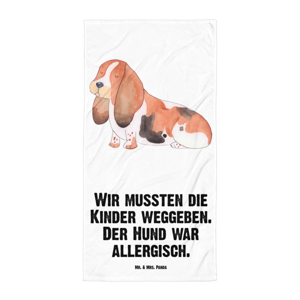 XL Badehandtuch Hund Basset Hound Handtuch, Badetuch, Duschtuch, Strandtuch, Saunatuch, Hund, Hundemotiv, Haustier, Hunderasse, Tierliebhaber, Hundebesitzer, Sprüche, Basset Hound, Basset, Hundeliebe, kinderlos