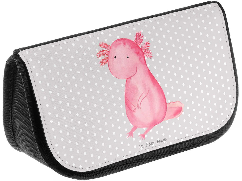 Kosmetiktasche Axolotl null Kosmetikbeutel, Kulturtasche, Kulturbeutel, Schminktasche, Make-Up Tasche, Kosmetiktasche, Beauty Bag, Kosmetiktasche Damen, Make Up Tasche, Kosmetik Tasche, Kosmetiktasche Klein, Kleine Kosmetiktasche, Schminktasche Klein, Kosmetiktasche Mit Fächern, Schminktäschen, Schminke Tasche, Kosmetiktaschen Damen, Beauty Case, Schmink Täschchen, Axolotl, Molch, Axolot, vergnügt, fröhlich, zufrieden, Lebensstil, Weisheit, Lebensweisheit, Liebe, Freundin