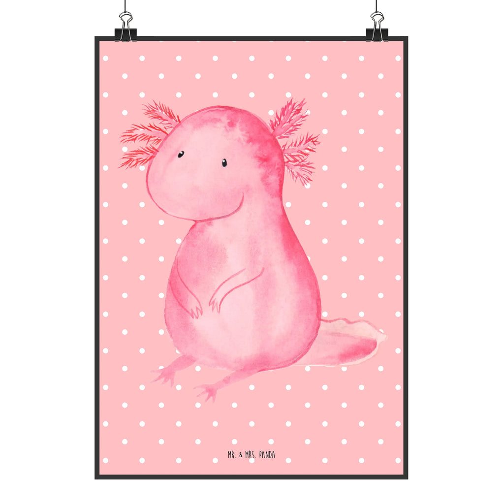 Poster Axolotl null Poster, Wandposter, Bild, Wanddeko, Küchenposter, Kinderposter, Wanddeko Bild, Raumdekoration, Wanddekoration, Handgemaltes Poster, Mr. & Mrs. Panda Poster, Designposter, Kunstdruck, Posterdruck, Axolotl, Molch, Axolot, vergnügt, fröhlich, zufrieden, Lebensstil, Weisheit, Lebensweisheit, Liebe, Freundin