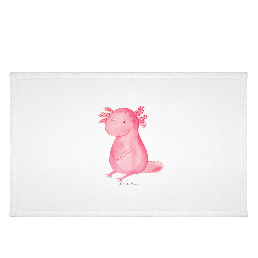 Handtuch Axolotl null Handtuch, Badehandtuch, Badezimmer, Handtücher, groß, Kinder, Baby, Axolotl, Molch, Axolot, vergnügt, fröhlich, zufrieden, Lebensstil, Weisheit, Lebensweisheit, Liebe, Freundin