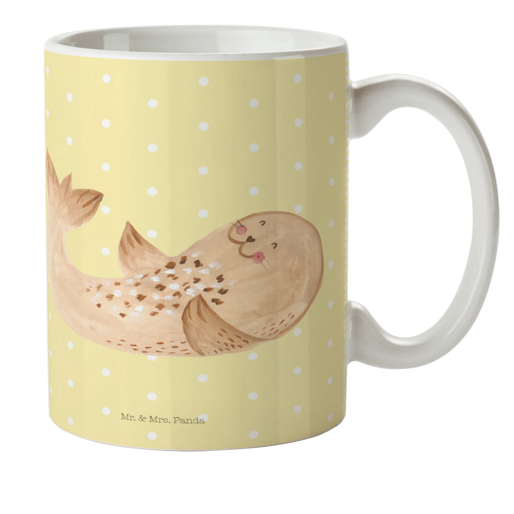 Kindertasse Robbe Liegen Kindertasse, Kinder Tasse, Kunststoff Tasse, Kindergarten Tasse, Trinkbecher, Camping Becher, Kaffeetasse, Kunststoffbecher, Kindergartenbecher, Outdoorgeschirr, Kunststoffgeschirr, Reisebecher, Reisetasse, Kinderbecher, Bruchfeste Tasse, Bruchsichere Tasse, Plastik Tasse, Plastiktasse, Tiermotive, Gute Laune, lustige Sprüche, Tiere, Robbe, Robben, Seehund, Strand, Meerestier, Ostsee, Nordsee, Lachen, Freude