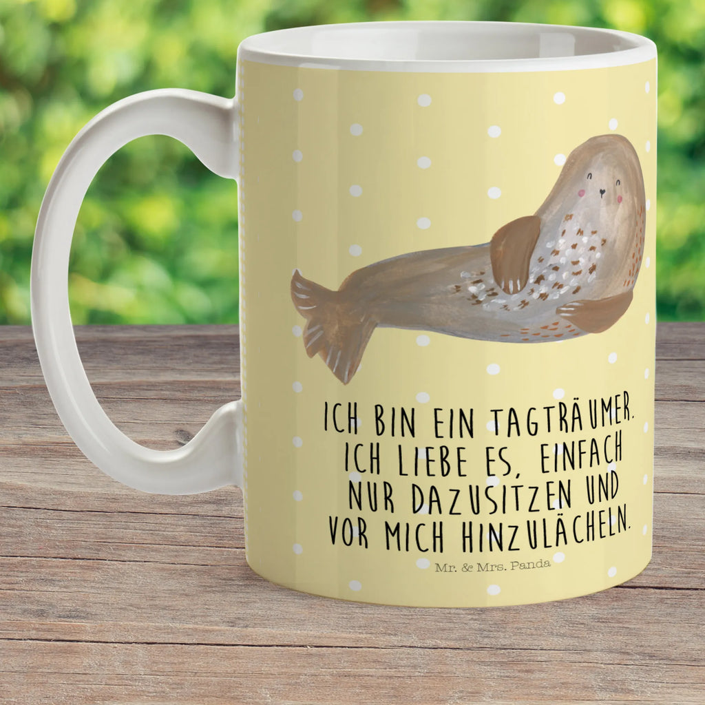 Kindertasse Robbe Lachen Kindertasse, Kinder Tasse, Kunststoff Tasse, Kindergarten Tasse, Trinkbecher, Camping Becher, Kaffeetasse, Kunststoffbecher, Kindergartenbecher, Outdoorgeschirr, Kunststoffgeschirr, Reisebecher, Reisetasse, Kinderbecher, Bruchfeste Tasse, Bruchsichere Tasse, Plastik Tasse, Plastiktasse, Tiermotive, Gute Laune, lustige Sprüche, Tiere, Robbe, Robben, Seehund, Strand, Meerestier, Ostsee, Nordsee