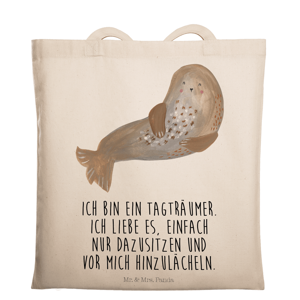 Tragetasche Robbe Lachen Beuteltasche, Beutel, Einkaufstasche, Jutebeutel, Stoffbeutel, Tasche, Shopper, Umhängetasche, Strandtasche, Schultertasche, Stofftasche, Tragetasche, Badetasche, Jutetasche, Einkaufstüte, Laptoptasche, Tiermotive, Gute Laune, lustige Sprüche, Tiere, Robbe, Robben, Seehund, Strand, Meerestier, Ostsee, Nordsee