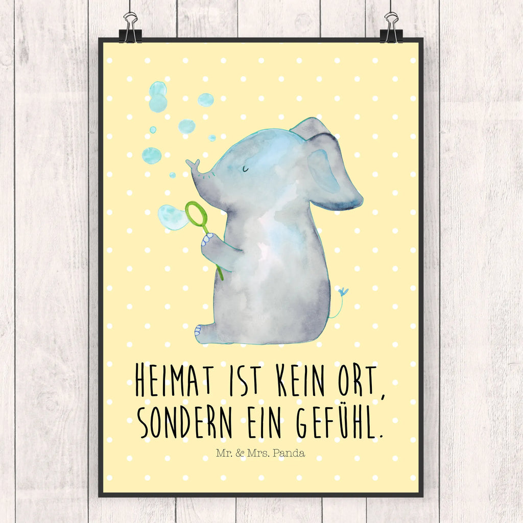 Poster Elefant Seifenblasen Poster, Wandposter, Bild, Wanddeko, Küchenposter, Kinderposter, Wanddeko Bild, Raumdekoration, Wanddekoration, Handgemaltes Poster, Mr. & Mrs. Panda Poster, Designposter, Kunstdruck, Posterdruck, Tiermotive, Gute Laune, lustige Sprüche, Tiere, Elefant, Elefanten, Dickhäuter, Rüsseltier, Seifenblasen, Liebe, Heimat, Gefühl. Daheim, Liebesbeweis, Liebesspruch