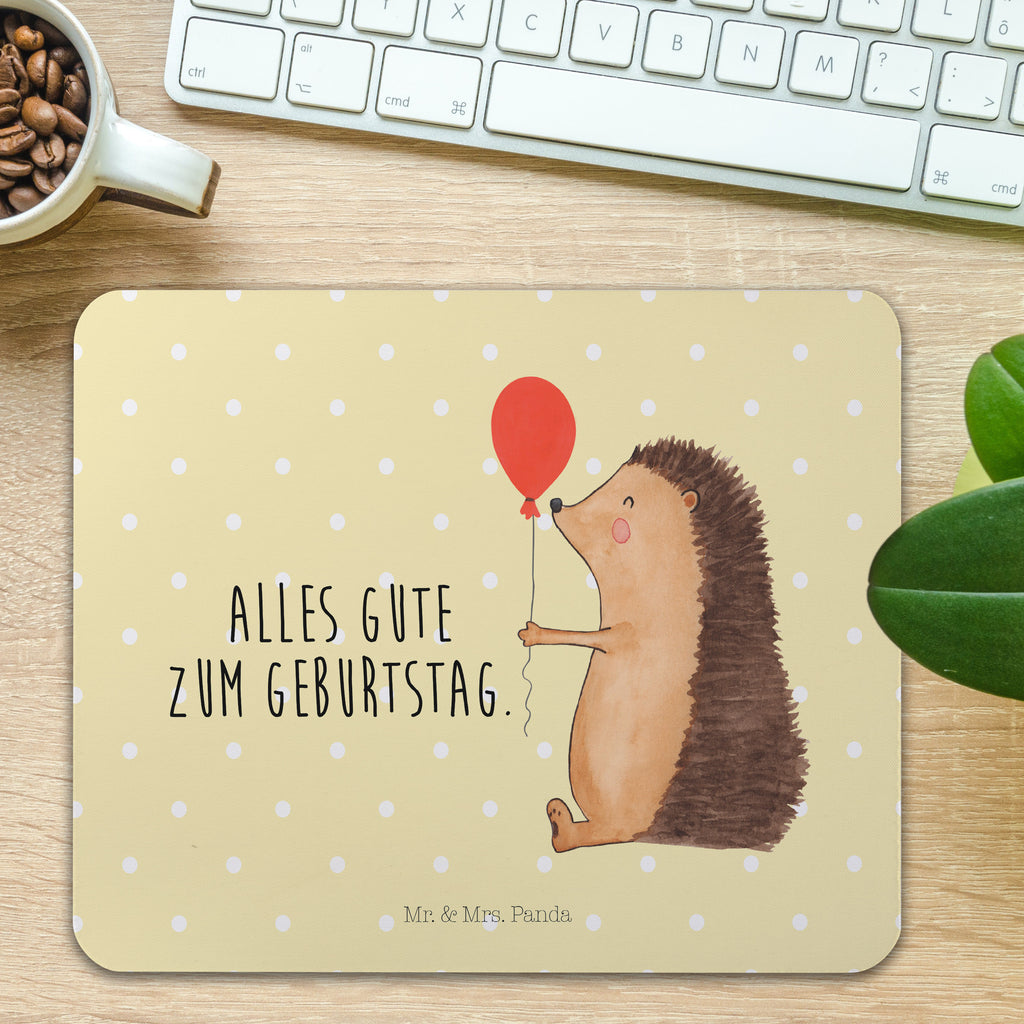 Mauspad Igel Luftballon Mousepad, Computer zubehör, Büroausstattung, PC Zubehör, Arbeitszimmer, Mauspad, Einzigartiges Mauspad, Designer Mauspad, Mausunterlage, Mauspad Büro, Tiermotive, Gute Laune, lustige Sprüche, Tiere, Igel, Geburtstag, Herzlichen Glückwunsch, Glückwunsch, Geburtstagskind, Ballon, Happy Birthday