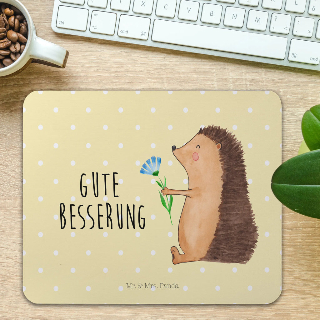 Mauspad Igel Blumen Mousepad, Computer zubehör, Büroausstattung, PC Zubehör, Arbeitszimmer, Mauspad, Einzigartiges Mauspad, Designer Mauspad, Mausunterlage, Mauspad Büro, Tiermotive, Gute Laune, lustige Sprüche, Tiere, Igel, Gute Besserung, Genesungswünsche, Krankheit, Krankenhaus, krank, Besuch