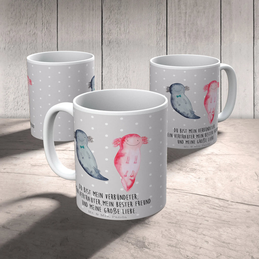 Tasse Axolotl Axel+Lotte Tasse, Kaffeetasse, Teetasse, Becher, Kaffeebecher, Teebecher, Keramiktasse, Porzellantasse, Büro Tasse, Geschenk Tasse, Tasse Sprüche, Tasse Motive, Kaffeetassen, Tasse bedrucken, Designer Tasse, Cappuccino Tassen, Schöne Teetassen, Axolotl, Molch, Axolot, Schwanzlurch, Lurch, Lurche, Liebe, große Liebe, Liebesbeweis, Freund, Verlobter, Ehemann, Jahrestag, Valentinstag