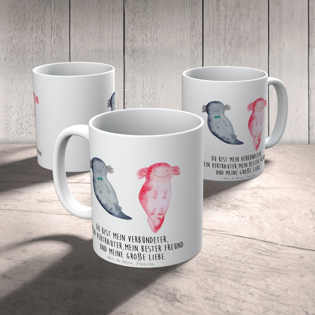 Tasse Axolotl Axel+Lotte Tasse, Kaffeetasse, Teetasse, Becher, Kaffeebecher, Teebecher, Keramiktasse, Porzellantasse, Büro Tasse, Geschenk Tasse, Tasse Sprüche, Tasse Motive, Kaffeetassen, Tasse bedrucken, Designer Tasse, Cappuccino Tassen, Schöne Teetassen, Axolotl, Molch, Axolot, Schwanzlurch, Lurch, Lurche, Liebe, große Liebe, Liebesbeweis, Freund, Verlobter, Ehemann, Jahrestag, Valentinstag