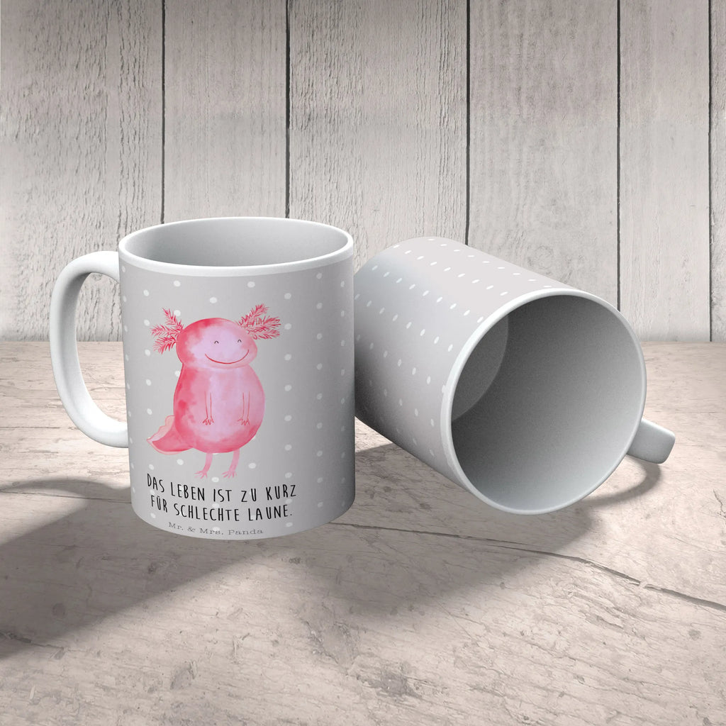 Tasse Axolotl Glücklich Tasse, Kaffeetasse, Teetasse, Becher, Kaffeebecher, Teebecher, Keramiktasse, Porzellantasse, Büro Tasse, Geschenk Tasse, Tasse Sprüche, Tasse Motive, Kaffeetassen, Tasse bedrucken, Designer Tasse, Cappuccino Tassen, Schöne Teetassen, Axolotl, Molch, Axolot, Schwanzlurch, Lurch, Lurche, Motivation, gute Laune