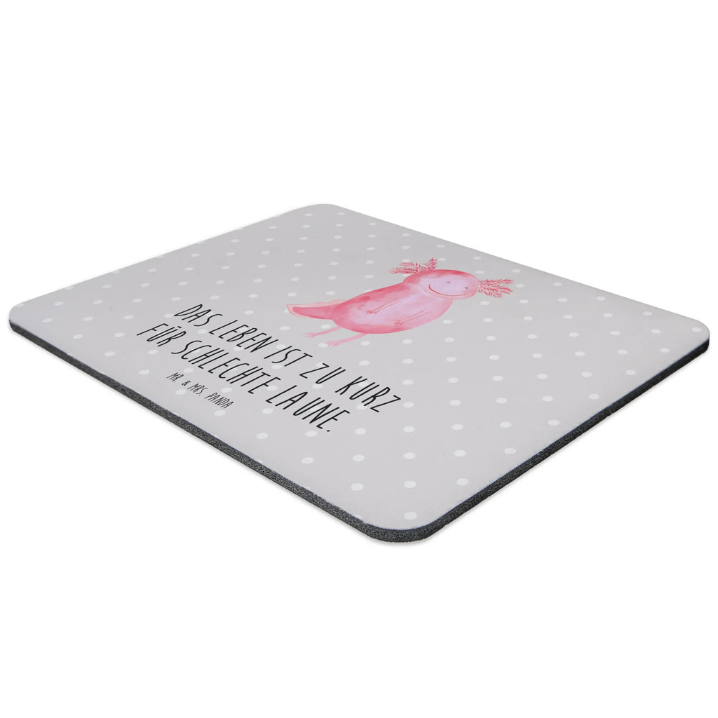 Mauspad Axolotl glücklich Mousepad, Computer zubehör, Büroausstattung, PC Zubehör, Arbeitszimmer, Mauspad, Einzigartiges Mauspad, Designer Mauspad, Mausunterlage, Mauspad Büro, Axolotl, Molch, Axolot, Schwanzlurch, Lurch, Lurche, Motivation, gute Laune