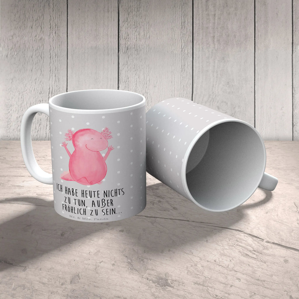 Tasse Axolotl Hurra Tasse, Kaffeetasse, Teetasse, Becher, Kaffeebecher, Teebecher, Keramiktasse, Porzellantasse, Büro Tasse, Geschenk Tasse, Tasse Sprüche, Tasse Motive, Kaffeetassen, Tasse bedrucken, Designer Tasse, Cappuccino Tassen, Schöne Teetassen, Axolotl, Molch, Axolot, Schwanzlurch, Lurch, Lurche, fröhlich, Spaß, Freude, Motivation, Zufriedenheit