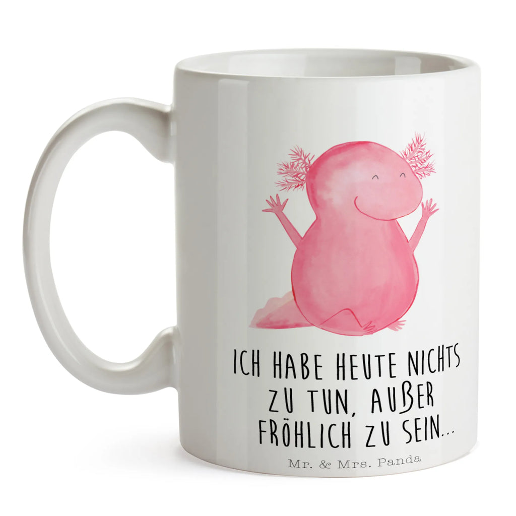 Tasse Axolotl Hurra Tasse, Kaffeetasse, Teetasse, Becher, Kaffeebecher, Teebecher, Keramiktasse, Porzellantasse, Büro Tasse, Geschenk Tasse, Tasse Sprüche, Tasse Motive, Kaffeetassen, Tasse bedrucken, Designer Tasse, Cappuccino Tassen, Schöne Teetassen, Axolotl, Molch, Axolot, Schwanzlurch, Lurch, Lurche, fröhlich, Spaß, Freude, Motivation, Zufriedenheit